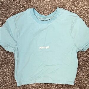 YoungLA Sky Blue Crop Top